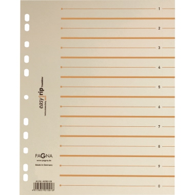 Trennblatt Pagna 44063 A4 orange 