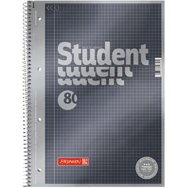 Collegeblock BRUNNEN 1067142 A4 kariert Premium
