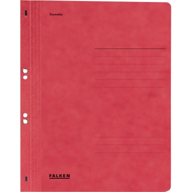 Ösenhefter Falken 80000557 A4 rot Ganzer Vorderdeckel