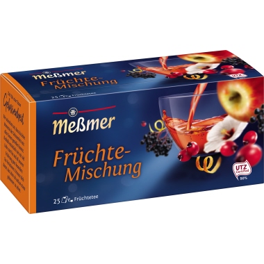 Tee Messmer Früchte 25 Beutel einzeln verpackt