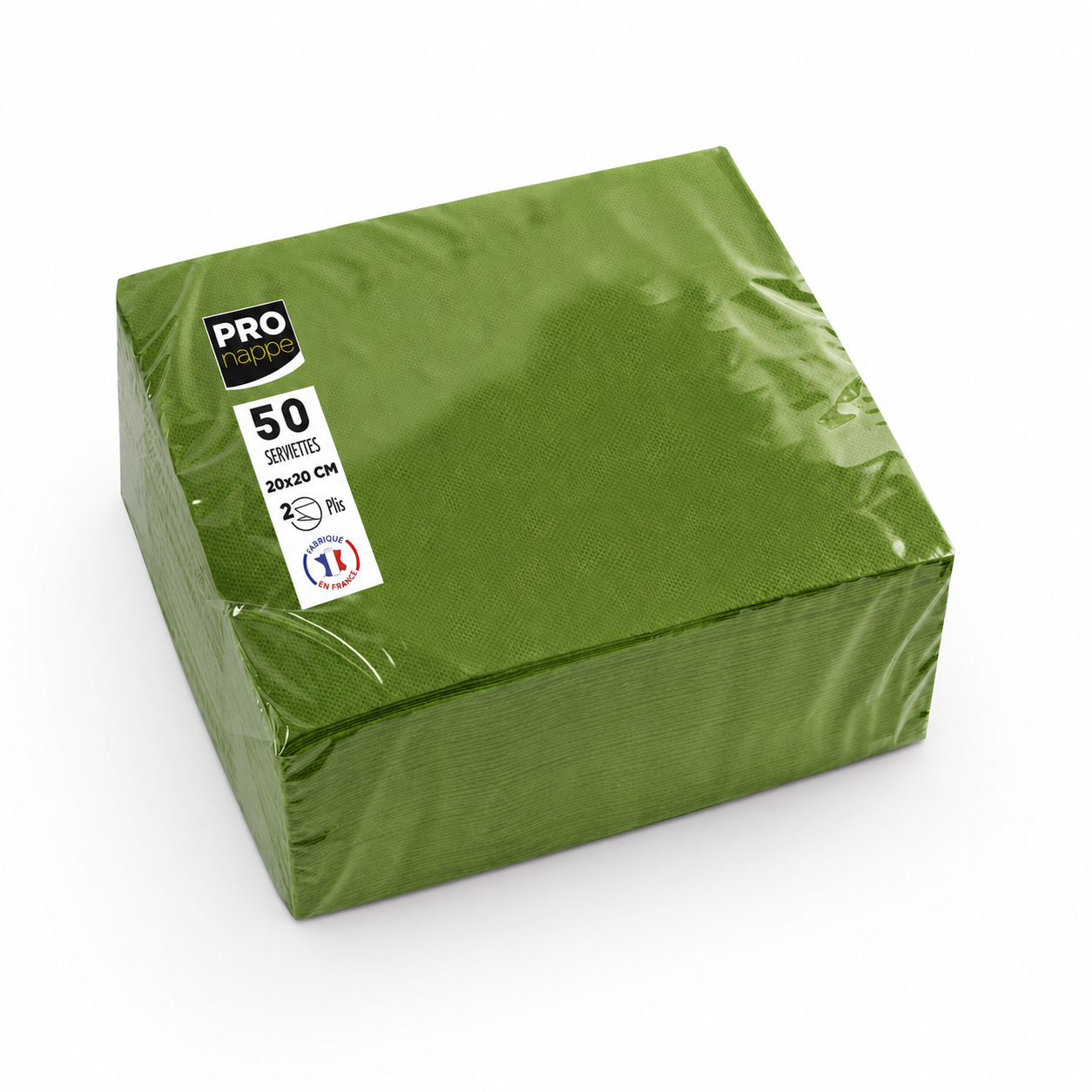 Servietten Pro Nappe20x20cm grün 50 Stck. 