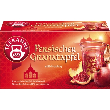 Tee Teekanne Persischer Granat 20x2,25g Kanne Apfel