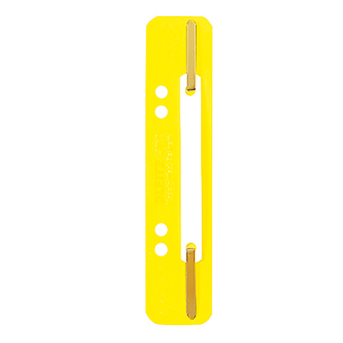 Heftstreifen Leitz 3710 3,5x15,8cm gelb Pp, Kunststoffdeckleiste