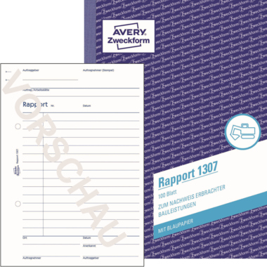 Rapport Avery Zweckform 1307 A5 