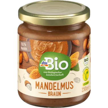 Mandelmus dmBio braun 250g