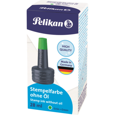 Stempelfarbe Pelikan 28ml ohne Öl grün 