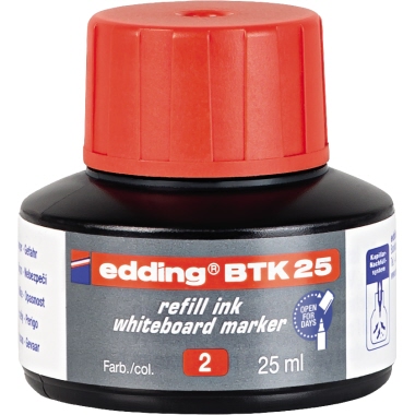 Nachfülltusche Edding BTK25 25ml rot 