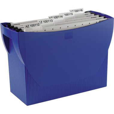 Hängemappenbox HAN Swing 1900 blau 39x26x15cm O. Deckel
