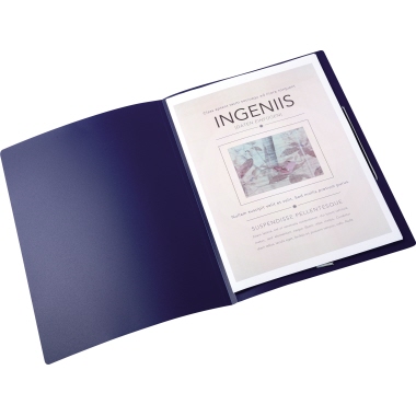 Eckspanner Elba 100555331 A4 PP dblau Mit Gummizug