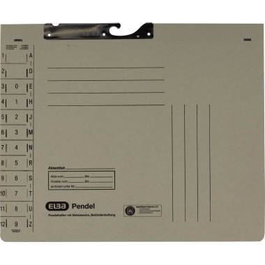 Pendelhefter Elba 100570021 A4 320g grau 