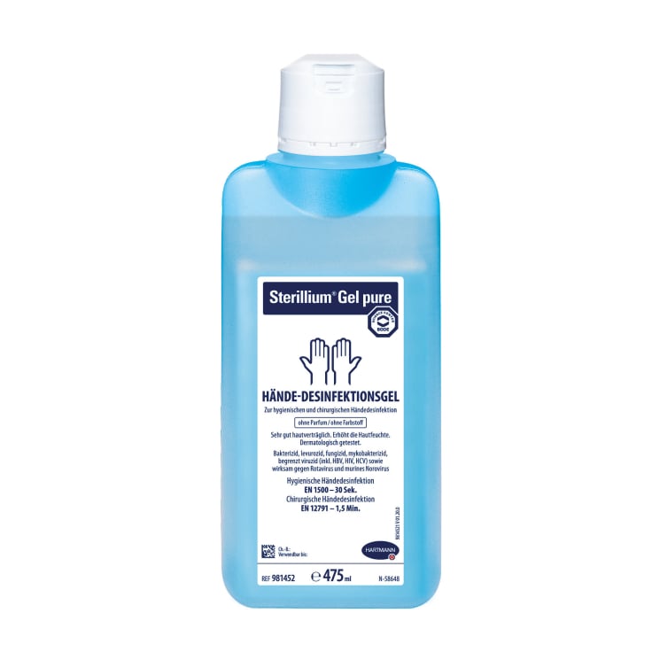 Händedesinfektion Sterilium Gel 475ml Gel pure, Euroflasche