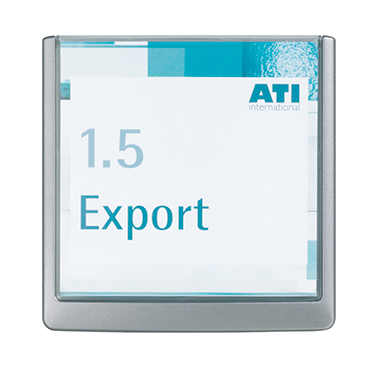 Türschild Durable 486237 graphit 149x148,5mm