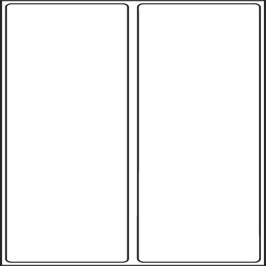 Etikett 05839 160x44mm weiß 0 Frankier