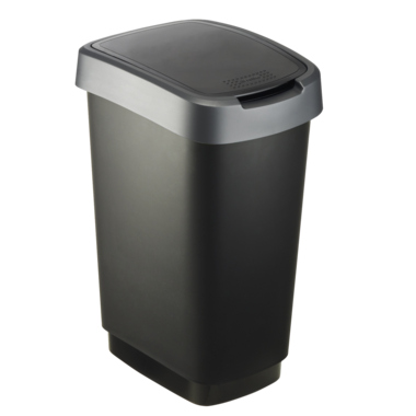Abfallbehälter Rotho Twist 25l schwarz 