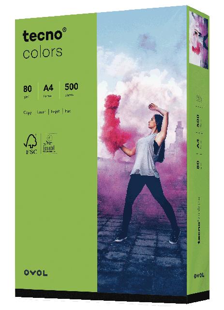 Kopierp. Tecno Colors A4 80g grün