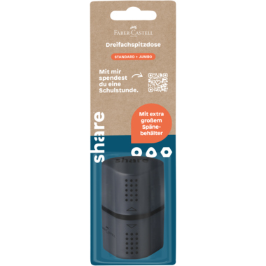 Spitzerdose Castell 4-0027 3-fach si-sw share
