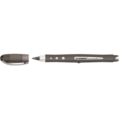 Tintenroller Stabilo worker+ 2019 schw Schwarz Colorful, Medium 0,5mm