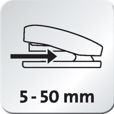 Heftgerät Novus B100EL elektr. lichtgrau schwarz bis 40 Blatt, Netzadapter
