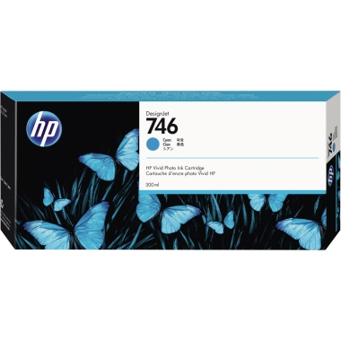 Tintenpa. HP 746 P2V80A cyan