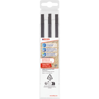 Nachfüllmine edding 8891 10H Packung 2-5mm Blockspitze