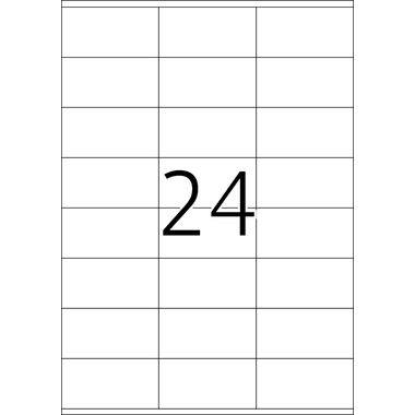 Etikett Herma 4360 70,0x36,0mm weiß Inkjet-, Laser- U. Kopier