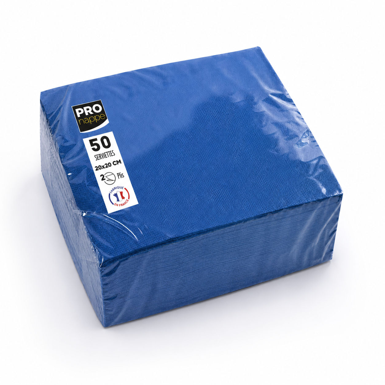 Servietten Pro Nappe 20x20cm blau 50 Stck.