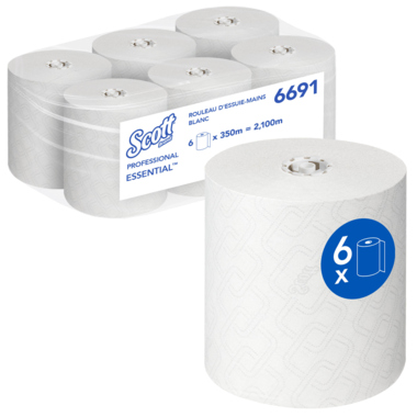 Handtuchrollenp. Scott 6691 2l. 350m ws 