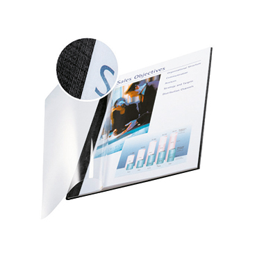 Buchbindemappe Leitz 7399 7mm schwarz Softcover A4 36-70 Blatt
