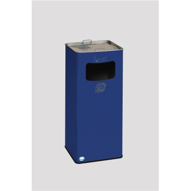 Abfallbehälter Ascher VAR B32R3083 enzianblau 70,5X30X30cm