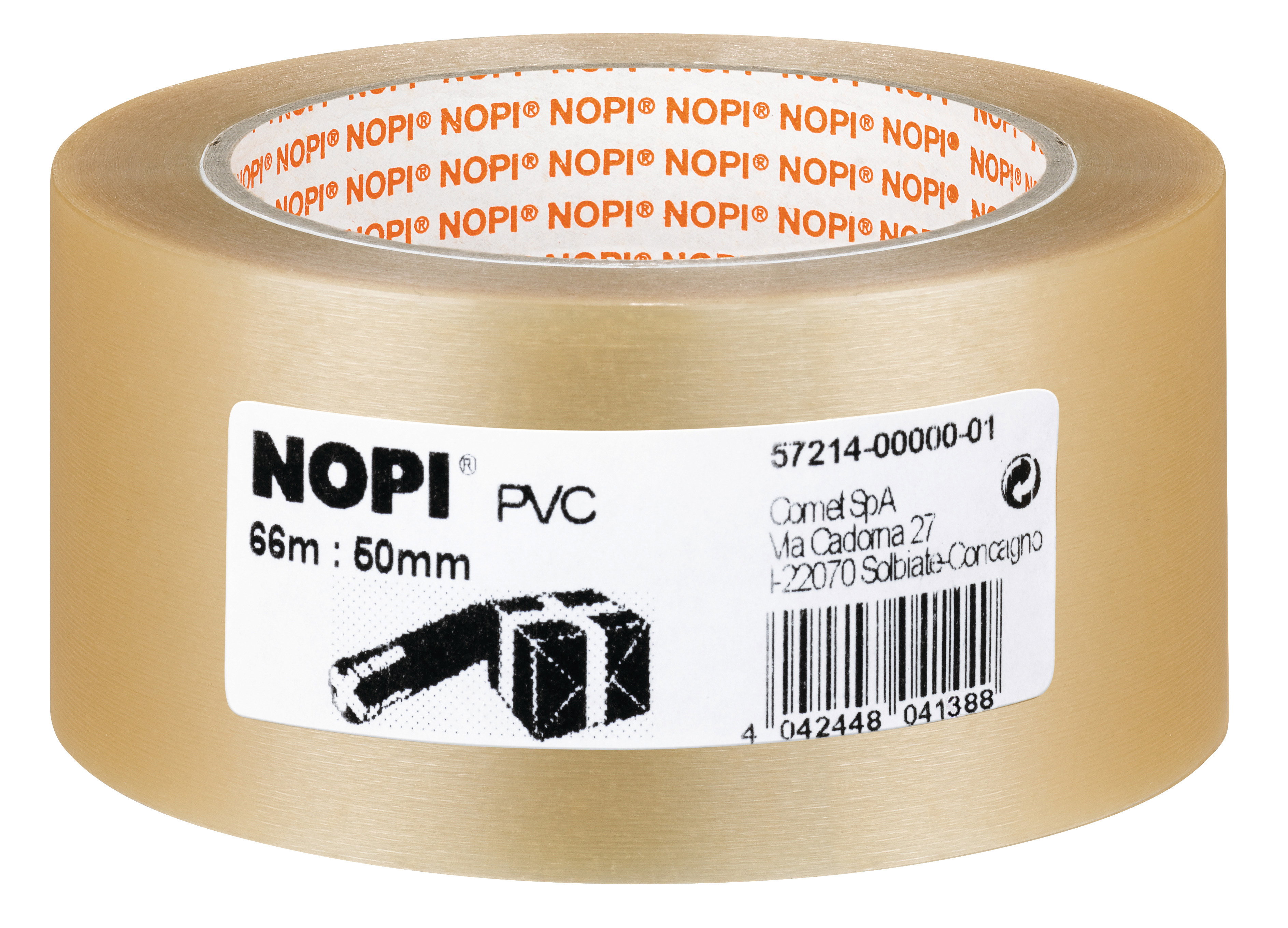 Packband Nopi 57214 66mx50mm transparent Pvc