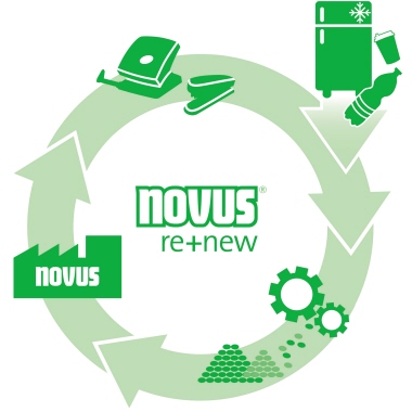 Locher Novus B230 re+new schwarz bis 30 Blatt