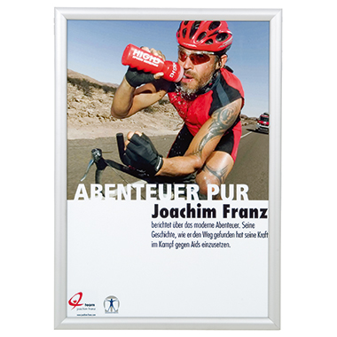 Plakatrahmen Franken BS1703 A2 Aluminium Klapprahmen, Antireflex-Schutzfolie