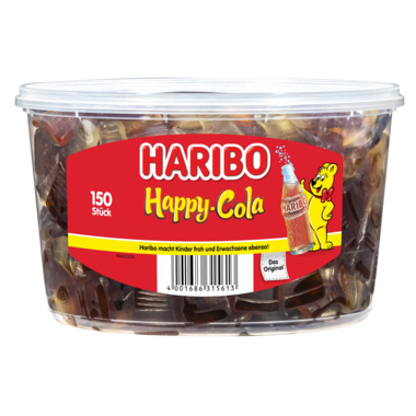 Fruchtgummi Haribo Happy Cola 150er 379982