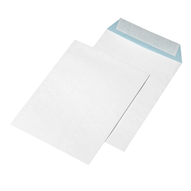 Versandt. B4 oF F/B HK 140g HK weiß/blau 250x353mm 40mm Falte fadenverstärkt
