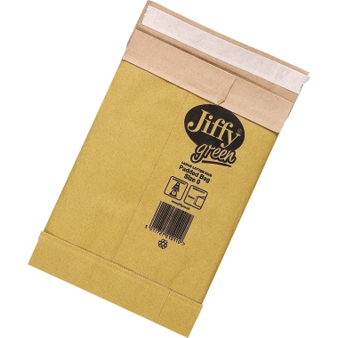 Papierpolstertasche Jiffy Gr. 0 braun 135X229mm haftklebend