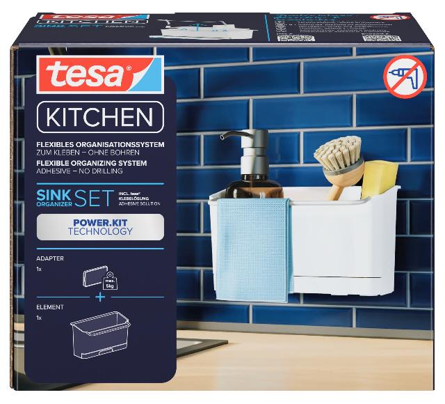Spülbecken Organiser SET​ Tesa 70046 KITCHEN weiß