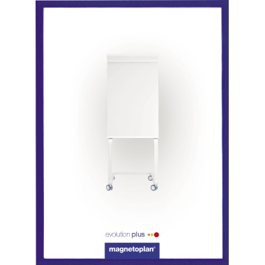 Infotasche Holtz 1130303 A4 blau Magnetisch