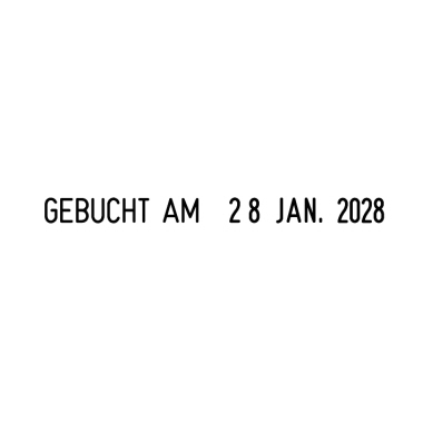 Datumstempel Trodat 4817 Wortbandstempel,datumsdauer Für 11 Jahr