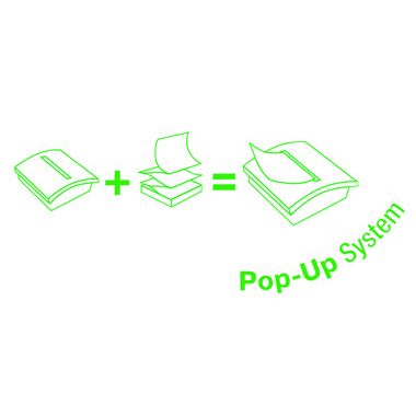 Haftnotiz Post-it® 653-1B 38 x 51mm recycling gelb 6 Stück