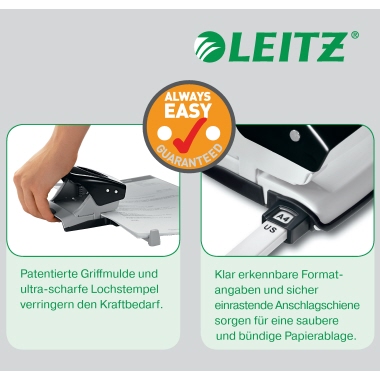 Locher Leitz 5008 NeXXt blau bis 30 Blatt
