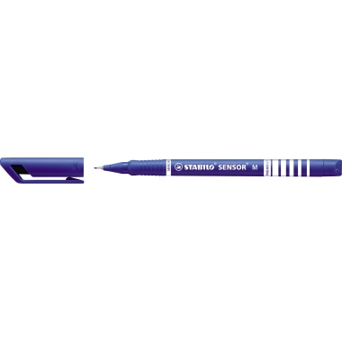 Fineliner Stabilo Sensor 187/41 blau Strichstärke 0,7mm