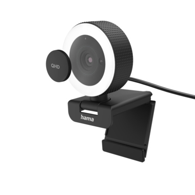 Webcam Hama mit Ringlicht C-850 Pro QHD 