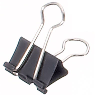 Foldbackklammer 41mm schwarz