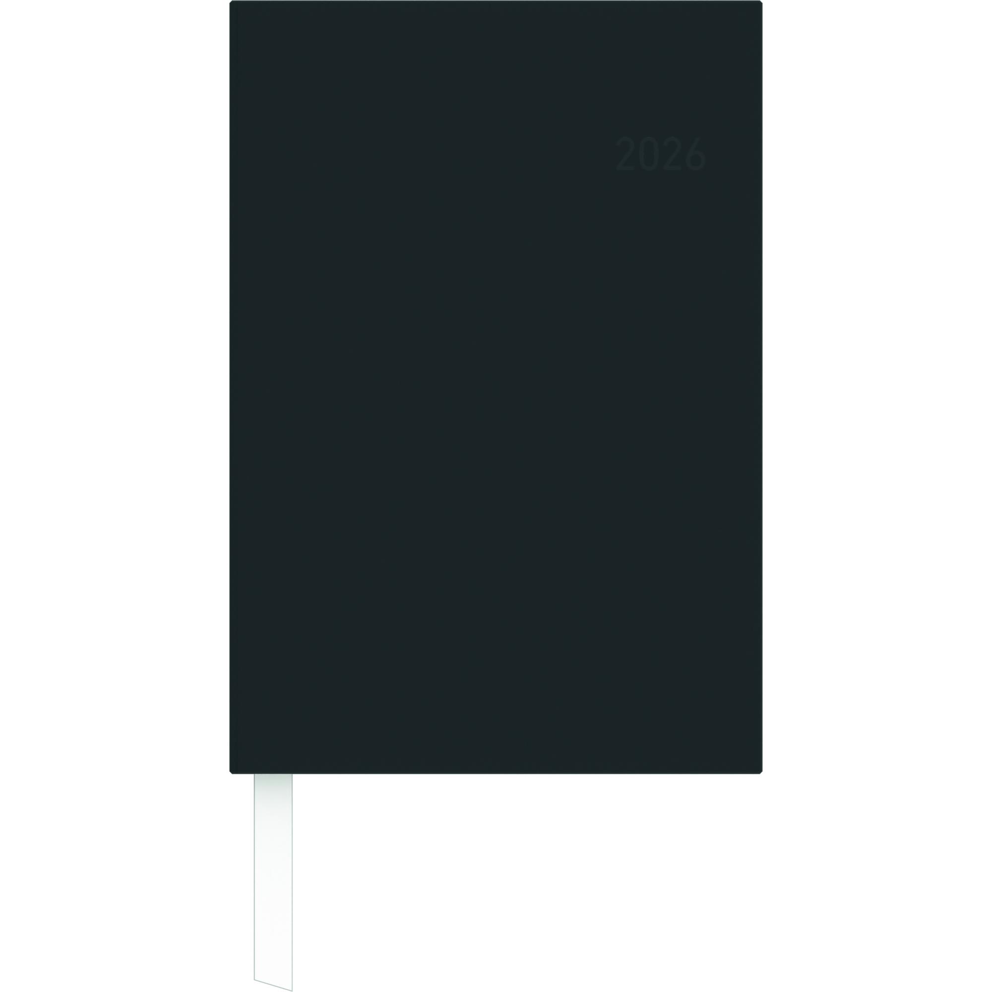 Wochenterminbuch Zettler 766-0020 2S/1W Schwarz Tages-und Wochenzählung