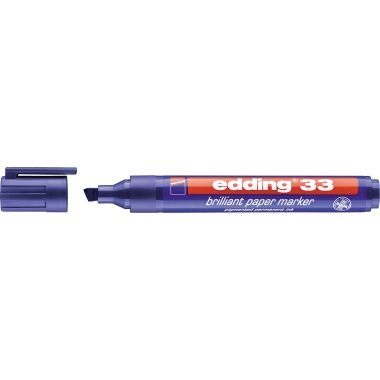 Permanentmarker Edding 33 1-5mm blau 