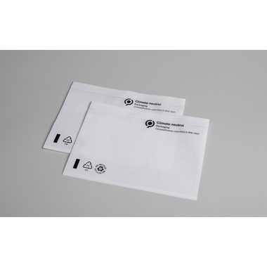 Begleitpapiertasche C6 hk transparent Polyethylen