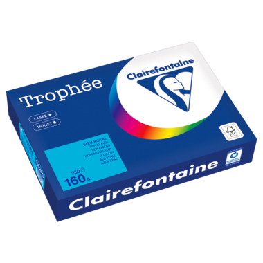 Kopierpapier Clairefontaine 1052C A4 160g royalblau 250 Blatt