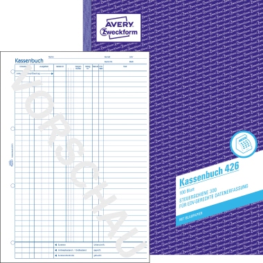 Kassenbuch Avery Zweckform 426 A4 