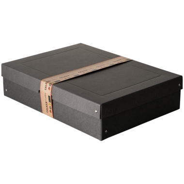 Ablagebox Falken 22001688 A3 100mm sw Höhe, schwarz, Pappe