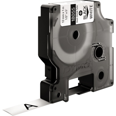 Schrumpfschl. 12mm P/N 18055+RP-12-1400 Schwarz Auf WEIß